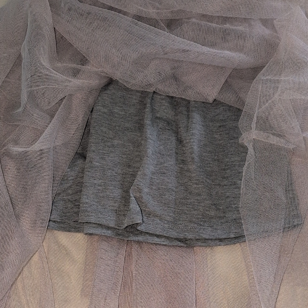Mia Joy Girls Gray Star Tee with Light Pink Tulle Skirt Dress Size 7 - Picture 6 of 8